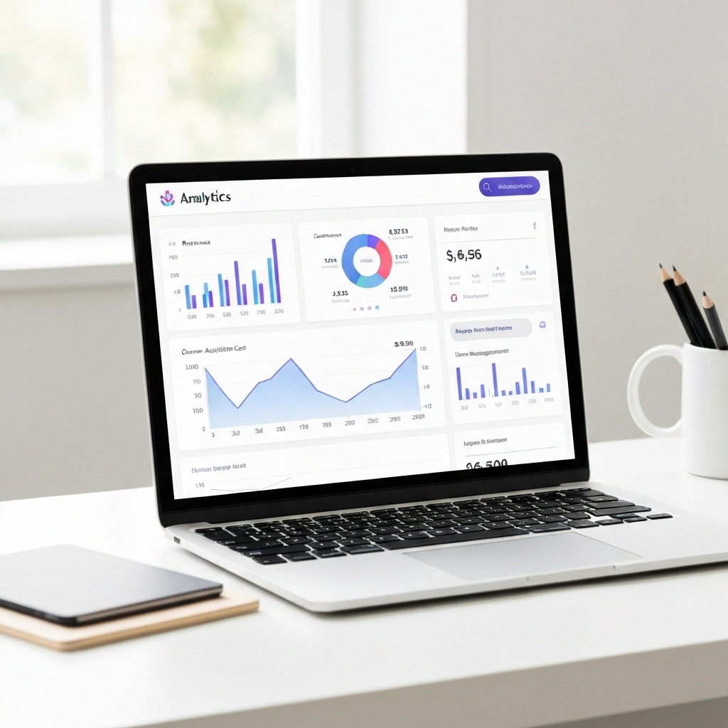 Analytics showing our growth over the years